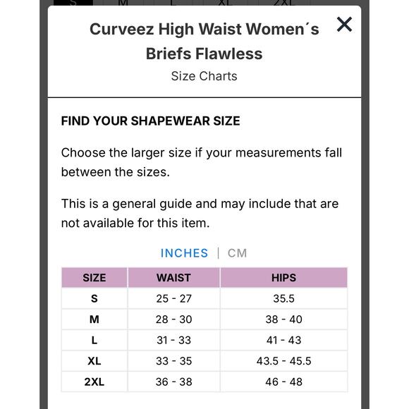 Brand New Curveez Women's Size XL Blush Pink High Waist Brief Flawless Underwear - Picture 4 of 8